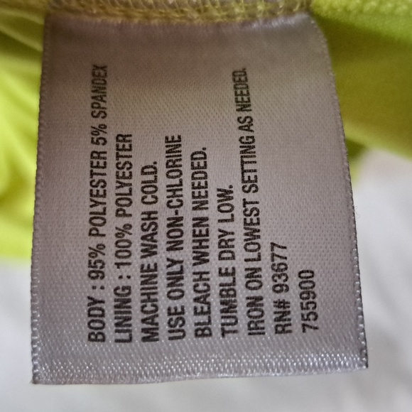 NWT Worthington Women's Sleeveless Top Sz Med Lime Green/Yellow Color - Picture 5 of 6